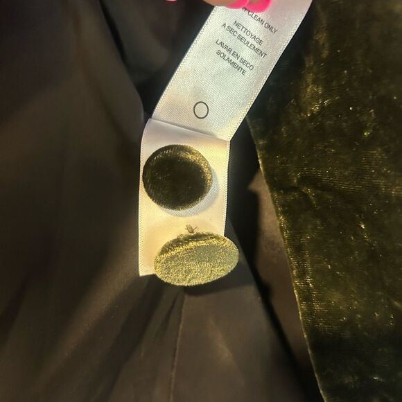 FRAME Classic Crushed Velvet Blazer - size 12 NWOT - Picture 9 of 9